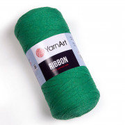 Пряжа YarnArt Ribbon  759 яр. зеленый