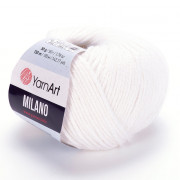 Пряжа YarnArt Milano  851 белый