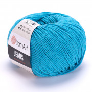 Jeans Jeans 55 т.бирюза* Пряжа Yarnart Jeans Jeans 55 т.бирюза*