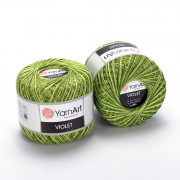 Пряжа YarnArt Violet Melange  0188 зеленый