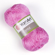 Пряжа YarnArt Style  665 розовый