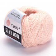 Пряжа YarnArt Silky Wool  341 нежный персик