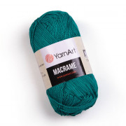 Macrame 158 петроль Пряжа YarnArt Macrame 158 петроль