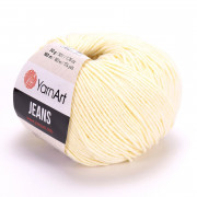 Jeans Jeans 86 бледный лимон* Пряжа Yarnart Jeans Jeans 86 бледный лимон*