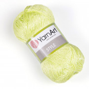 Пряжа YarnArt Style  662 св.салат