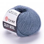 Пряжа YarnArt Silky Wool  331 джинсовый