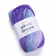 Пряжа YarnArt Adore Dream  1056 суровый/фиолетовый
