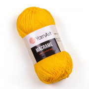 Macrame 142 желтый Пряжа YarnArt Macrame 142 желтый