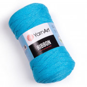 Пряжа YarnArt Ribbon  763 голубая бирюза