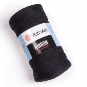 Пряжа YarnArt Ribbon  750 черный