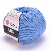 Jeans Jeans 15 голубой Пряжа Yarnart Jeans Jeans 15 голубой