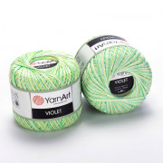 Пряжа YarnArt Violet Melange  501 зелено-желтый